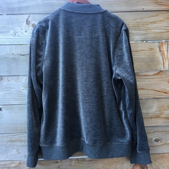 Calvin Klein Gray Track Jacket, Sleeve Detail - Picture 2 of 12